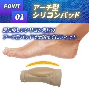 扁平足 サポーター 足 フット アーチサポータ...の詳細画像1