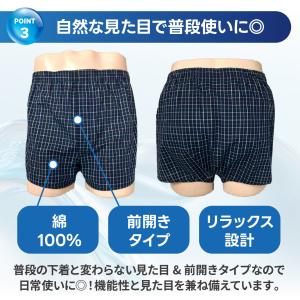 尿漏れパンツ トランクス 男性用 男性 2枚セ...の詳細画像3