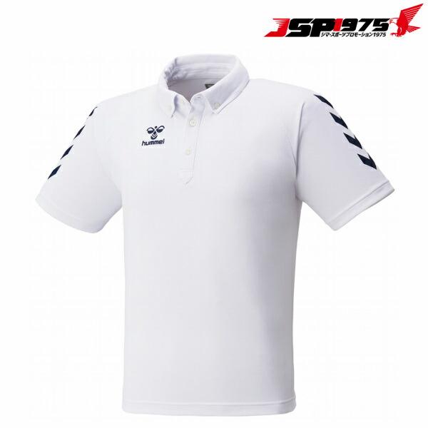 hummel ヒュンメル ポロシャツ ホワイト XO2サイズ hap3053 メンズ シャツ ウエア...
