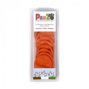 正規輸入品　アメリカ　Pawz Dog Boots社製　ポウズ　ラバードッグブーツ　オレンジ　XS　...