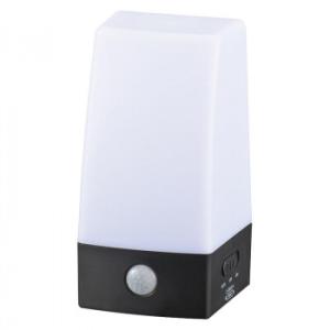 OHM LEDセンサーライト 乾電池式 置き型 LS-B60JS-4(代引・同梱不可)