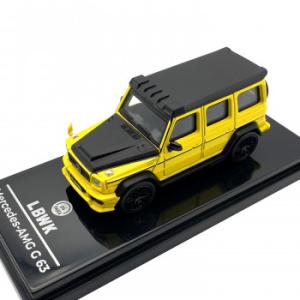 JADI リバティウォーク メルセデス AMG G63  イエロー 左ハンドル 1/64スケール PGPA55164(代引・同梱不可)｜chappy