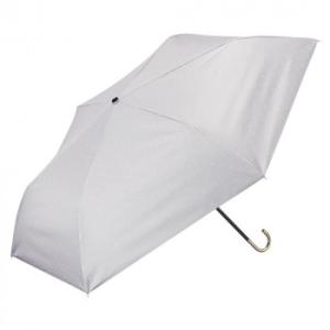 Waterfront スレンダーハンドルUVブロック 折りたたみ傘 50cm ドット ベージュ S3...