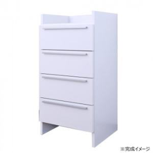 日本製組立家具 ランドリーチェスト 4段 CO-NC-9045H(代引・同梱不可)