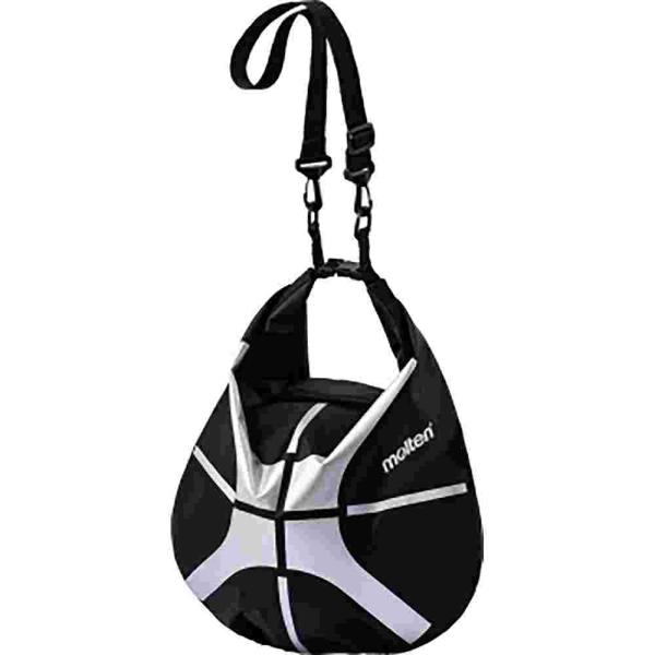 モルテン molten バスケットボール1個入れ ブラック×シルバー 練習　遠征　移動　男女兼用　ユ...