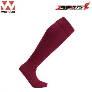 wundou サッカーソックス バーガンディ 22-24サイズ
