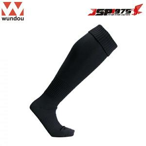 wundou サッカーソックス ブラック 22-24サイズ