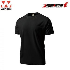 wundou ドライライト Tシャツ ブラック Sサイズ