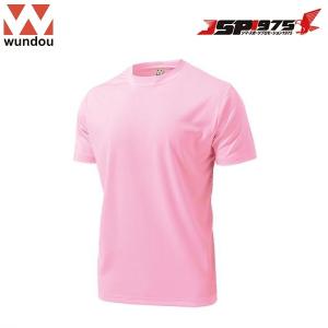 wundou ドライライト Tシャツ ライトピンク Mサイズ