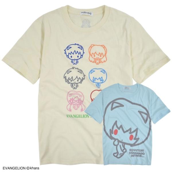 エヴァンゲリオン Tシャツ ミクロマクロ プリント 半袖