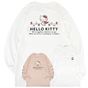 ハローキティ ロンT 長袖 Tシャツ サンリオキャラクターズ プリント 春 秋｜CharaBasket