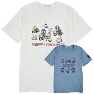 シン仮面ライダーxサンリオコラボ 半袖 Tシャツ トップス サンリオ sanrio 仮面ライダー｜chara-basket