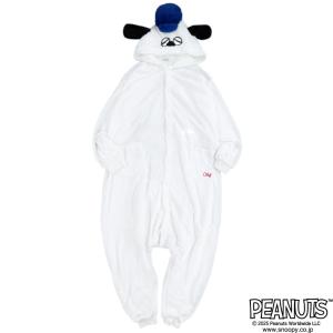 オラフ スヌーピー 着ぐるみ ボアフリース パジャマ オールインワン ルームウェア 部屋着 なりきり SNOOPY PEANUTS