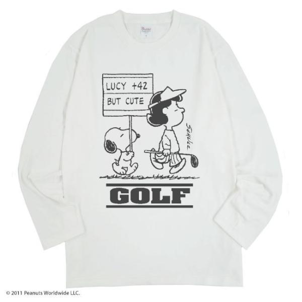 スヌーピー ゴルフ ルーシー  長袖 Ｔシャツ メンズ レディース SNOOPY ピーナッツ グッズ...