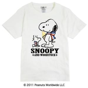 スヌーピー ウッドストック フランス 旅 ギフト 半袖Ｔシャツ キッズ 子供服 110 130 150