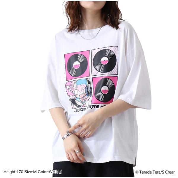 寺田てら Tシャツ イラスト ビックT 半袖 オーバーサイズ クリエイター イラストレーター