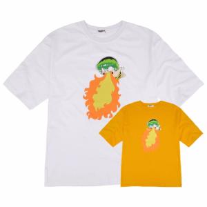 うる星やつら テンちゃん小学館 漫画 アニメ Tシャツ 半袖 トップス プリント｜chara-basket