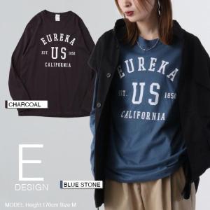 ロンT レディース Tシャツ 長袖 ロングTシ...の詳細画像5