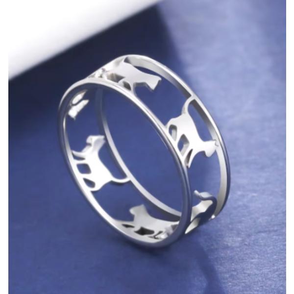 猫だらけモチーフのかわいいリング 指輪 シルバー レディース ユニーク おしゃれ かわいい ねこ ネ...