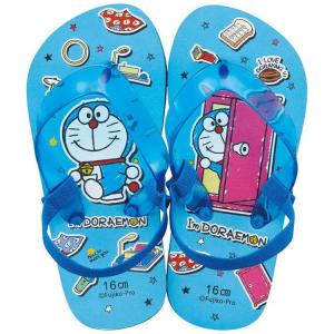 ドラえもん ビーチサンダル 16cm Im Doraemon ステッカー 子供 子ども キッズ キャラクター スケーターの商品画像