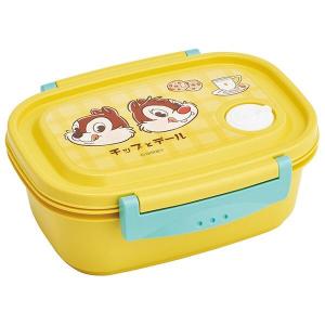 チップ＆デール弁当箱 550ml ラク軽弁当箱 M 喫茶レトロ キッズ 小学生 子供 子ども キッズ キャラクター ディズニー スケーター｜charahouse