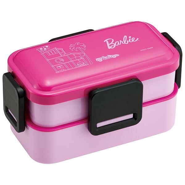 バービー 弁当箱 ランチボックス 600ml 抗菌 食洗機対応 2段 Barbie CORE 女の子...