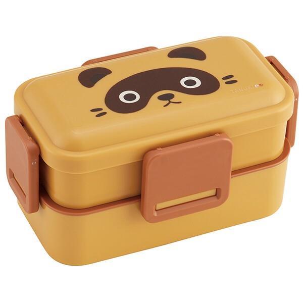 TANUKI 弁当箱 ランチボックス 2段 抗菌 食洗機対応 ドーム型 たぬき 大人 子ども レディ...