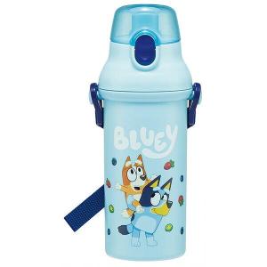 Bluey ブルーイ 水筒 キッズ ワンタッチ プラスチック 直飲み ボトル