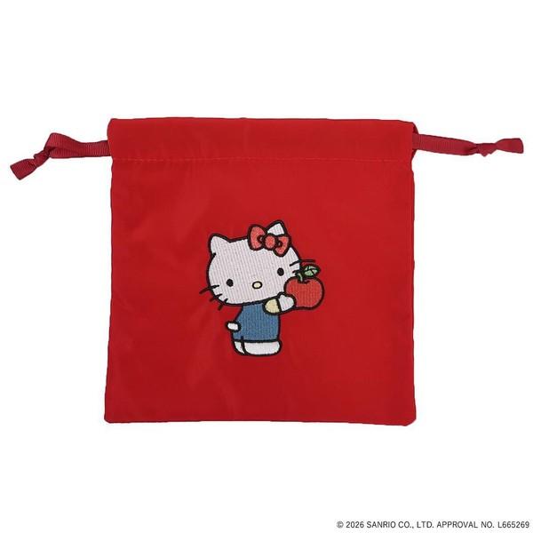 ハローキティ 巾着袋 きんちゃくポーチ SANRIO CHARACTERS BASIC  サンリオ ...
