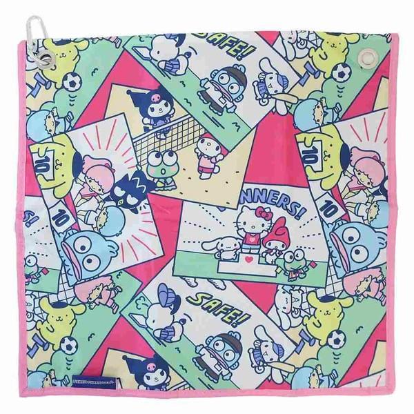 サンリオキャラクターズ ハンドタオル レインタオルL スポーツキャラミックス