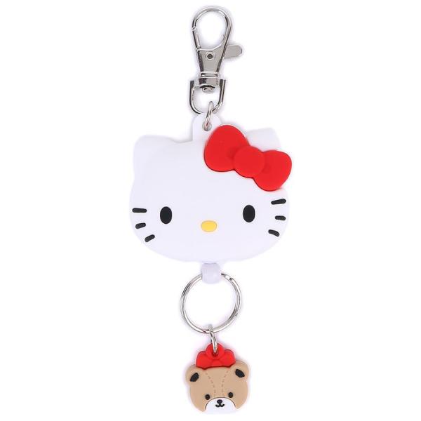 ハローキティ フェイス形リールキーホルダー サンリオ sanrio キャラクター