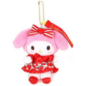 マイメロディ マスコットホルダー いちご新聞50周年 50th サンリオ