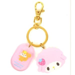 マイメロディ キーホルダー フェイス形キーホルダー サンリオ
