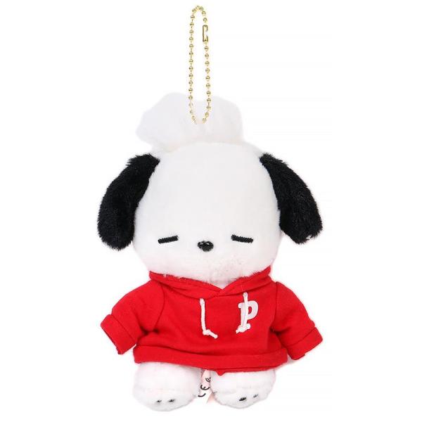 ポチャッコ マスコットホルダー パーカー おきがえデザインシリーズ サンリオ キャラクター