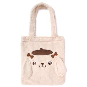 ポムポムプリン グッズ トートバッグ キャラクター うるふわファー