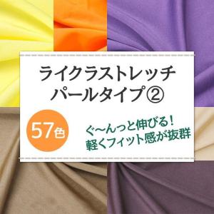 ライクラストレッチ パールタイプ 生地 無地 ...の詳細画像1
