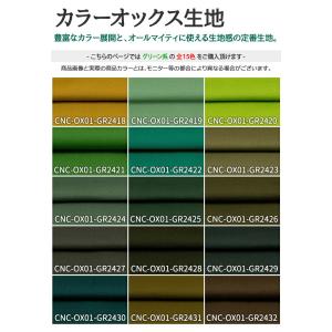 カラーオックス生地 全84色 緑 布幅112c...の詳細画像2