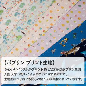 ポプリン プリント生地 布幅106cm 50c...の詳細画像3