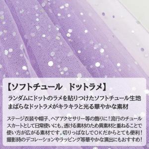 ソフトチュール ドットラメ 全13色 ドットラ...の詳細画像3