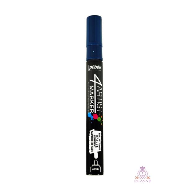 4アーティストマーカー4mmラウンド　ディープブルー