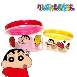 KY3257 キャラクターグッズ ラウンドコンテナL＆M クレヨン