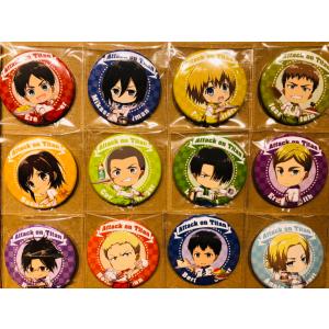 進撃の巨人ミニキャラグッズ缶バッジの詳細画像1