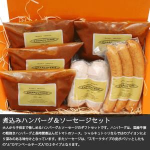 煮込みハンバーグセット　冷蔵　送料無料　沖縄+935円、北海道+715円、九州、北東北+330円、四国、南東北+220円、中国+110円｜charcuteriekoide