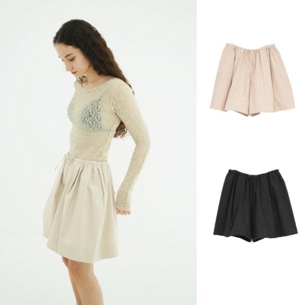 即日発送 CLANE 正規商品 ボトムス クラネ ローウエストドローストリング ハーフ パンツ LO...