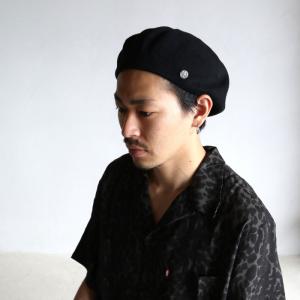 MightyShine ベレー帽 メンズ レディース マイティーシャイン Cotton Beret コットン ベレー BLACK ブラック 2023春夏新作｜charger