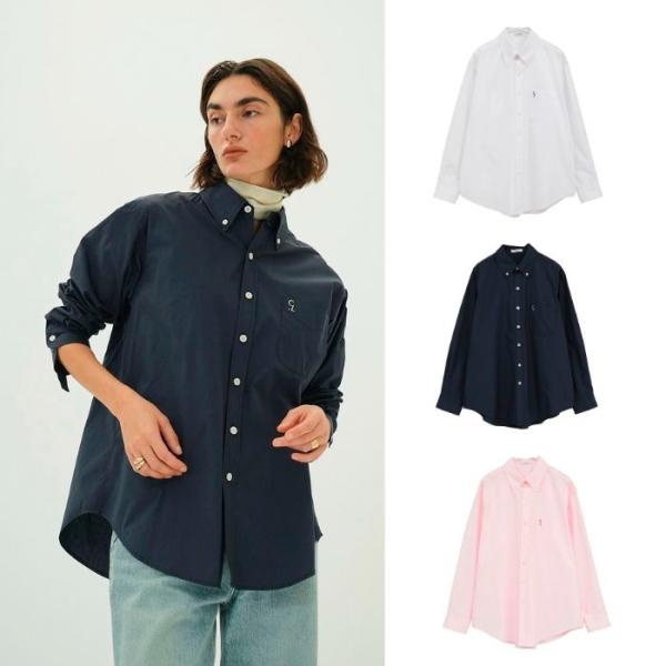 SALE 30%OFF   即日発送 CLANE 正規商品 シャツ クラネ ロゴ ボタンダウン ベー...