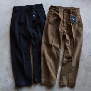 フィデリティ メンズ パンツ FIDELITY ミリタリー フランネル 2タック トラウザー MILITARY FLANNEL 2TUCK PANTS 2色展開 2023秋冬新作｜charger