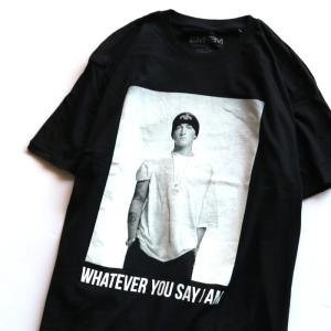 バンドT ロックT 通販 Tシャツ メンズ レディース  エミネム ワットエバー EMINEM Whatever you say i am  ブラック BLACK 2023春夏新作｜charger