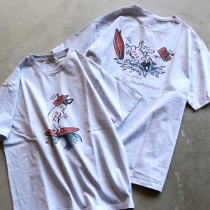 SALE 30%OFF テス トップス ユニセックス TES フレブル 天狗ブヒ 半袖 Tシャツ TENGU BUHI T-SHIRT ミックスグレー MIX GRAY 2026春夏新作