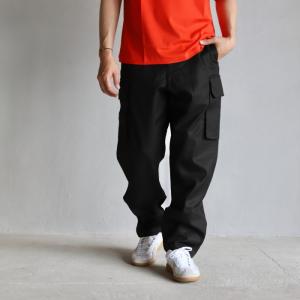 SUNNY SIDERS パンツ ドローストリング カーゴ パンツ DRAWSTRING CARGO PANTS ブラック BLACK 2022春夏新作｜charger